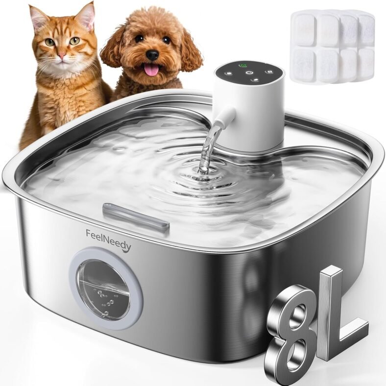 Las mejores fuentes de agua para mantener hidratados a perros y gatos en Amazon