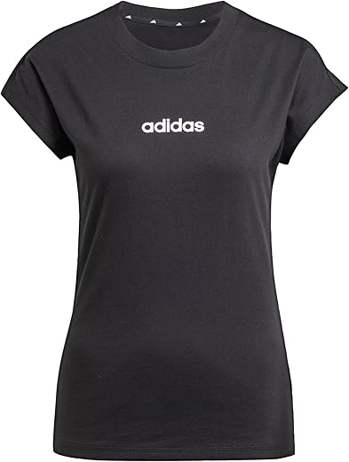 adidas Women's Camiseta Essentials Linear Cotton