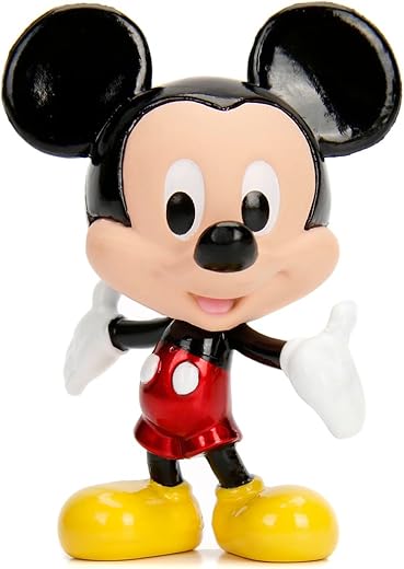 Jada - Mickey Mouse- Metal Mickey Figure, 7 cm, Official Disney License (253070002)
