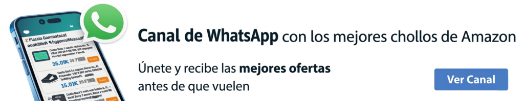 Canal de WhatsApp con los mejores chollos de Amazon