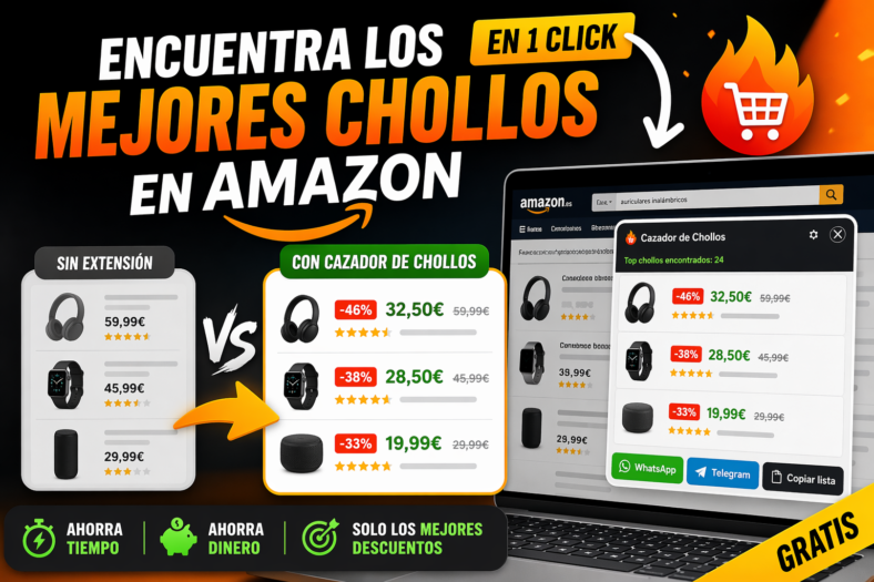 Deja de perder dinero en Amazon: así puedes encontrar los mejores chollos en segundos