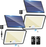 ¡Ilumina tu hogar por solo 28,26 €! Pack de 2 luces solares con 35% de descuento que arrasa en Amazon