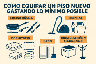 Guía básica para amueblar y equipar tu piso nuevo con Amazon sin dejarte el sueldo