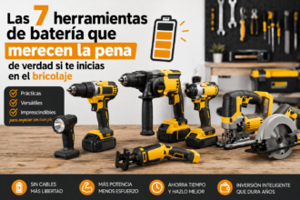 Las 7 herramientas de batería que merecen la pena de verdad si te inicias en el bricolaje