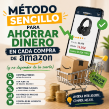 Método sencillo para ahorrar dinero en cada compra de Amazon (y no depender de la suerte)