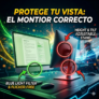 Cómo elegir un monitor para trabajar 8 horas sin dañar la vista (guía práctica)