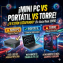 Mini PC vs portátil vs torre: qué te conviene (Guía definitiva 2026)