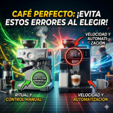 Cafetera manual vs automática: cuál merece más la pena según tu paciencia