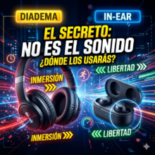 Qué comprar primero: auriculares inalámbricos o cascos diadema (la diferencia de verdad)