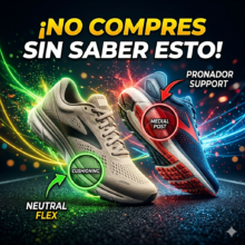 Cómo elegir zapatillas para pisada neutra o pronador sin equivocarte