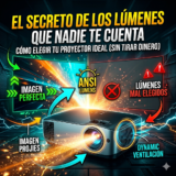 Cómo elegir un proyector sin pagar por lúmenes que no vas a usar (ni en agosto)