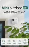 Amazon hunde la Cámara exterior Blink 2K+ hasta 154,99€: vigilancia más nítida con un 50% de descuento