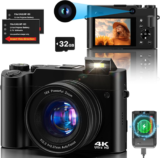 Cámaras digitales 4K en Amazon a precio de derribo: 5 modelos compactos rebajados (Descuento -60%)