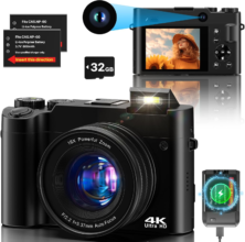 Cámaras digitales 4K en Amazon a precio de derribo: 5 modelos compactos rebajados (Descuento -60%)