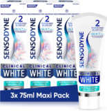 Sensodyne Clinical White pack 3x75ml al -36% en Amazon: pasta blanqueadora para dientes sensibles por 11,39€