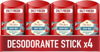 Old Spice Deep Sea desodorante barra 4x50ml al -30% en Amazon: pack de 4 unidades por 9,99€